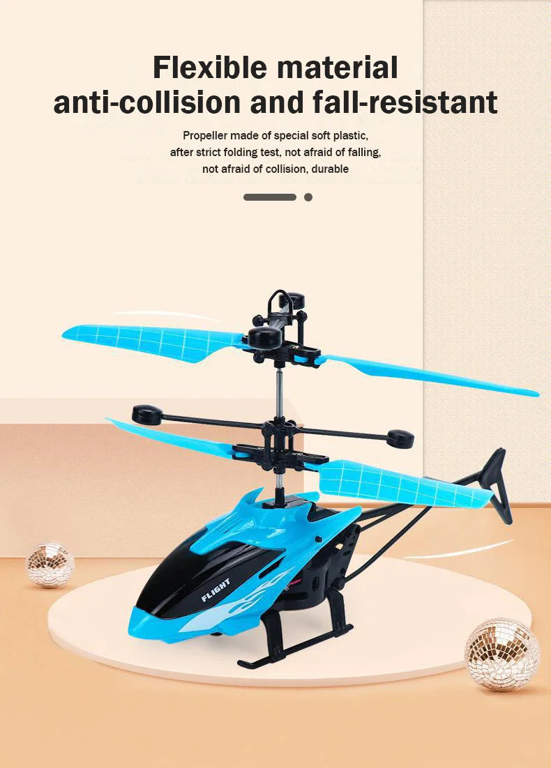 Inductive Aircraft Helicopter Hover Hand-Controlled Sensing  Aircraft Suspension Two-pass Fall-resistant Play Rechargeable Gifts