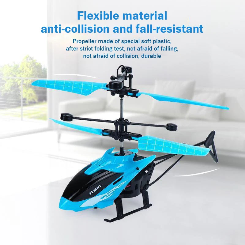 Inductive Aircraft Helicopter Hover Hand-Controlled Sensing  Aircraft Suspension Two-pass Fall-resistant Play Rechargeable Gifts