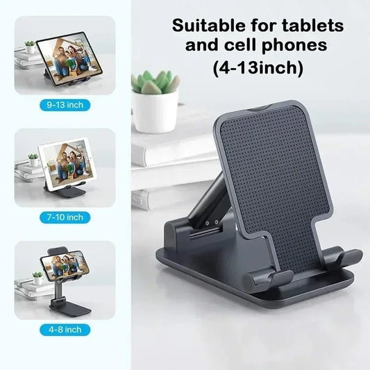 New Desk Mobile Phone Holder Stand For iPhone iPad Xiaomi Adjustable Desktop Tablet Holder Universal Table Cell Phone Stand