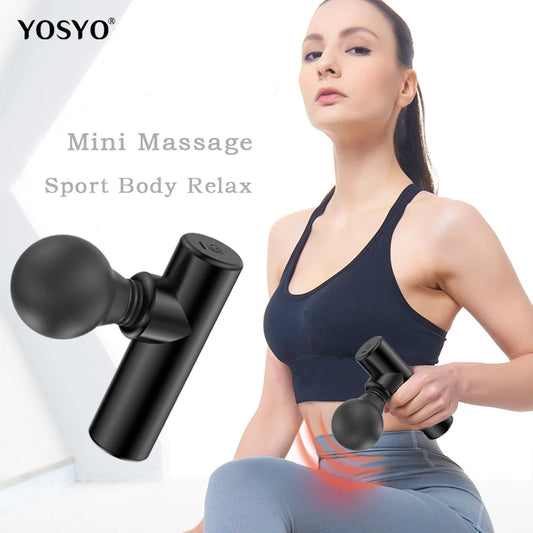 Massage Fascia Gun Adjustment  Conversion Intelligent Fitness Massage Gun Muscle Relaxation Mini Electric Fascia Gun