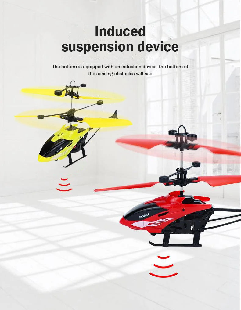 Inductive Aircraft Helicopter Hover Hand-Controlled Sensing  Aircraft Suspension Two-pass Fall-resistant Play Rechargeable Gifts