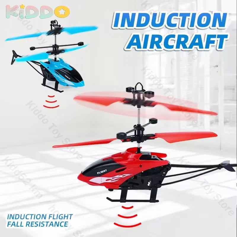 Inductive Aircraft Helicopter Hover Hand-Controlled Sensing  Aircraft Suspension Two-pass Fall-resistant Play Rechargeable Gifts